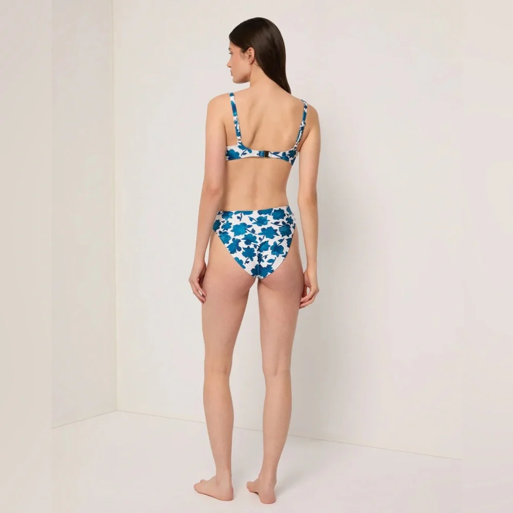 Onia Floral Print High Rise Bikini Set - Picture 4 of 8